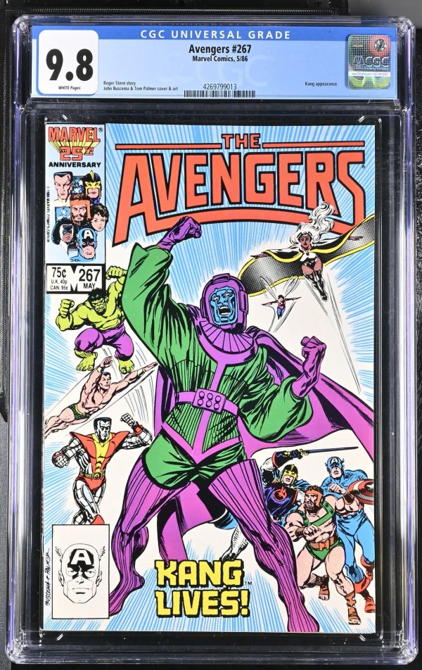 Image for Avengers #267 | CGC 9.8 | UniversalKang appearance.Roger Stern storyJohn Buscema & Tom Palmer cover & art