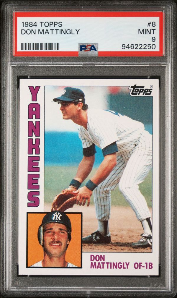 Image for 1984 Topps Don Mattingly #8 PSA Mint 9