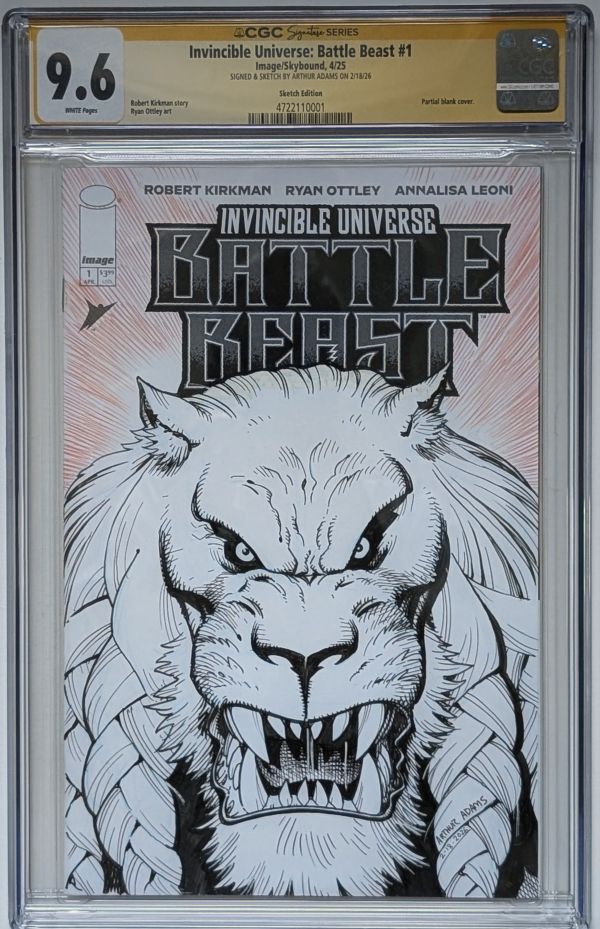Image for FS: Battle Beast 1 sketch cover by Arthur Adams