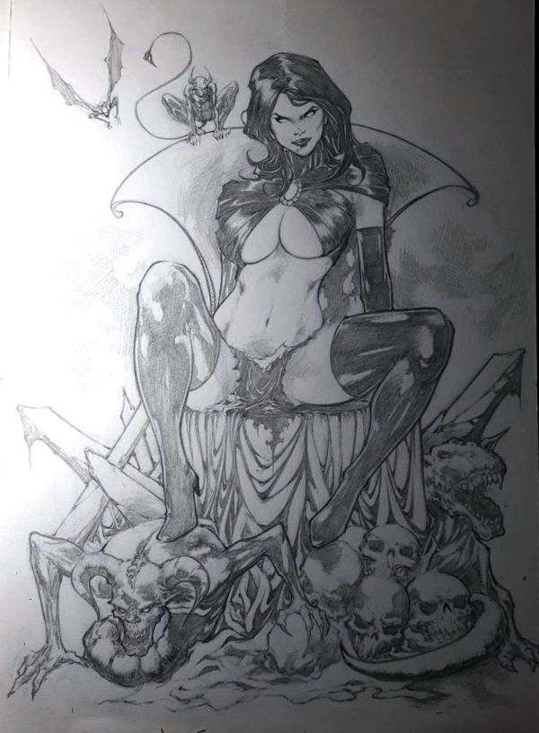 Image for Goblin Queen Pencil Illustration
