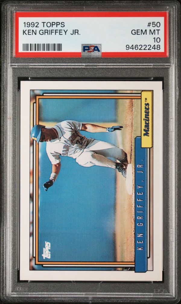 Image for 1992 Topps Ken Griffey Jr. #50 PSA 10