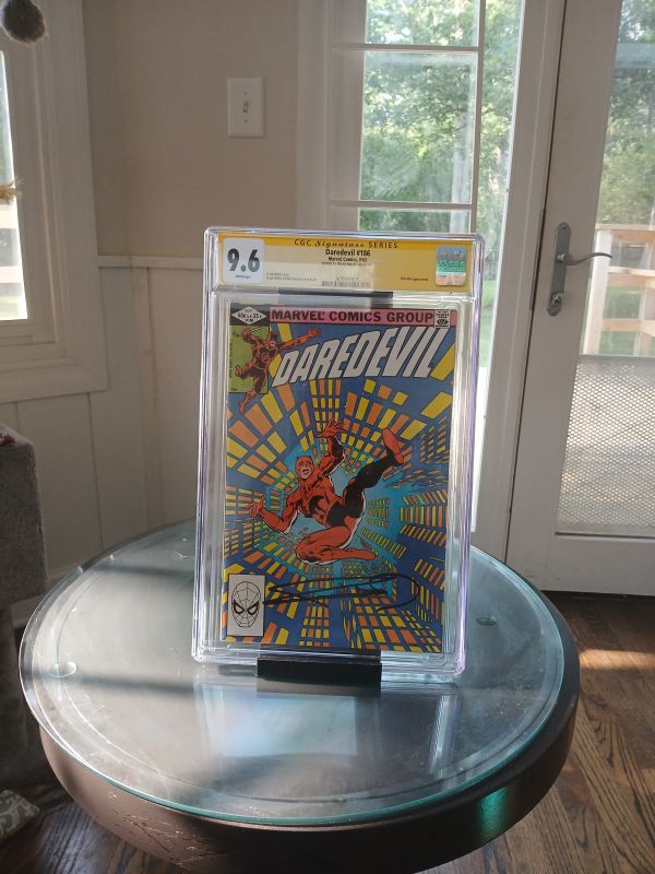 Image for Daredevil #186 CGC 9.6 Signed by Frank Miller