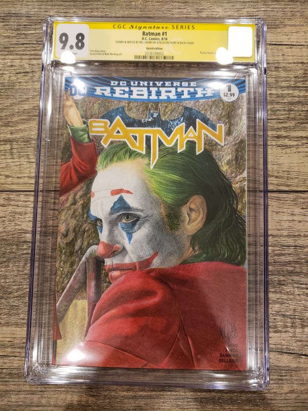 Image for Batman #1 Sketch Edition CGC 9.8 Signed & Sketched by Bill Crabb