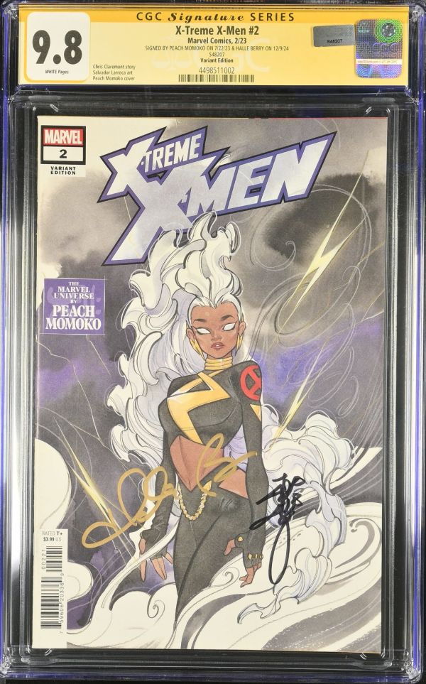 Image for X-Treme X-Men #2 CGC 9.8 Signed by Peach Momoko and Halle Berry