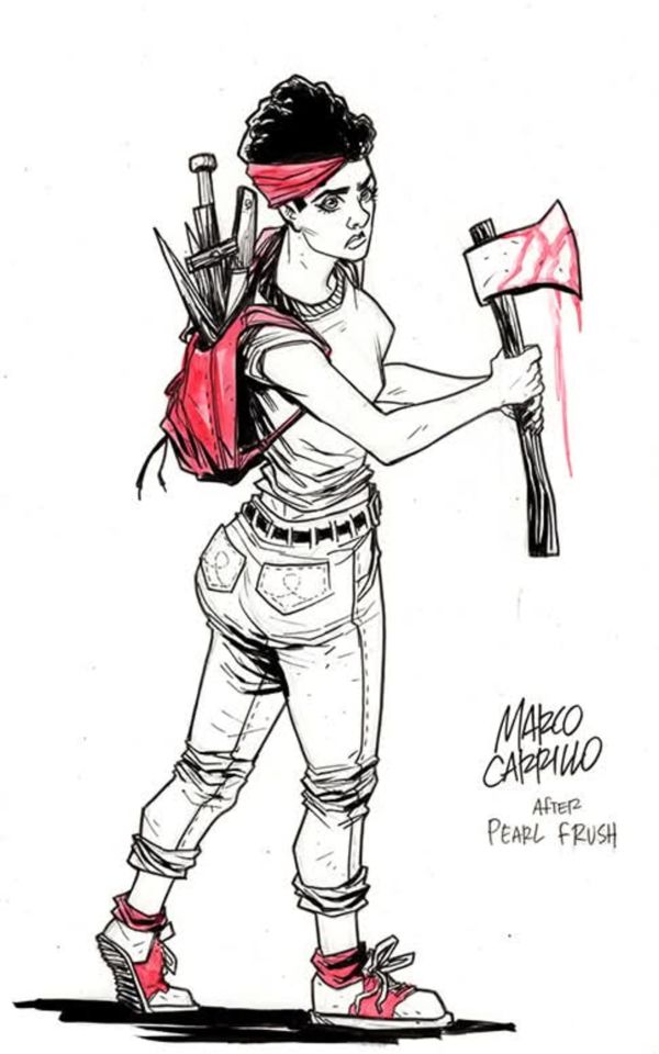 Image for Nita Hawes 6.3x9.8 inch Sketch by Marco Carrillo