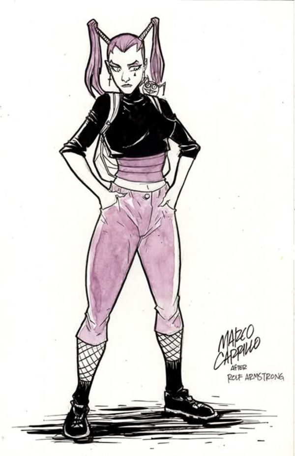 Image for Devi D 6.3x9.8 inchSketch by Marco Carrillo
