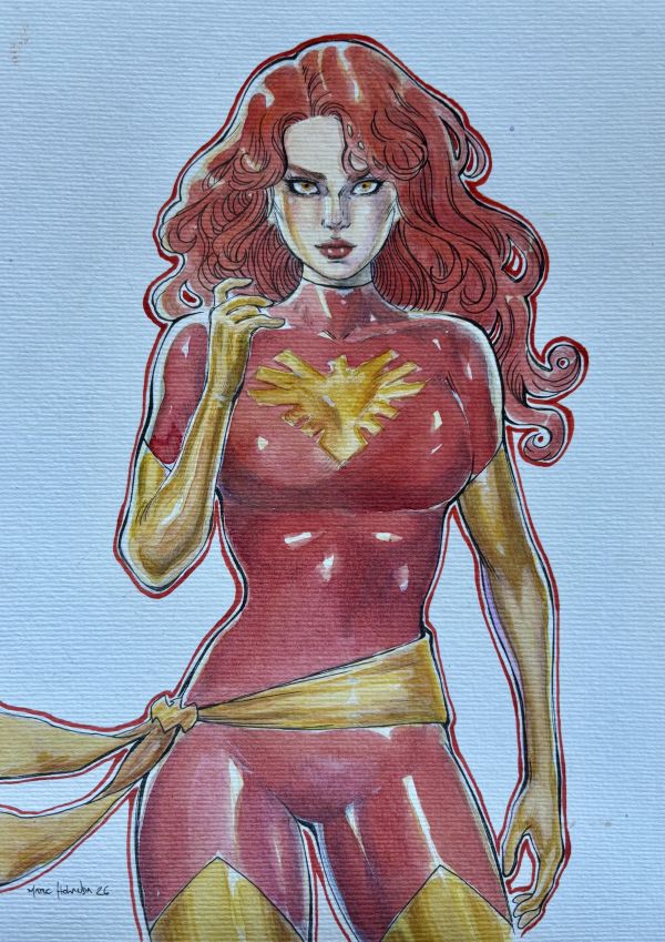 Image for Phoenix Pin Up 9x12