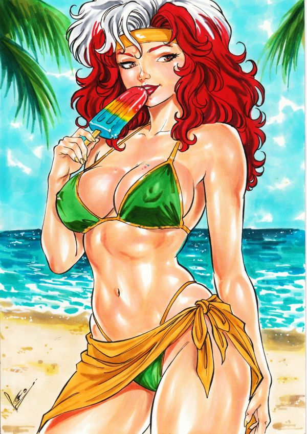 Image for Rogue Beach Pin Up (9x12)