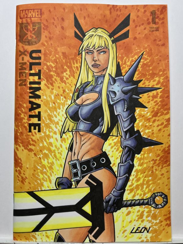 Image for Magik Ultimate X-Men Sketch Cover by Leon