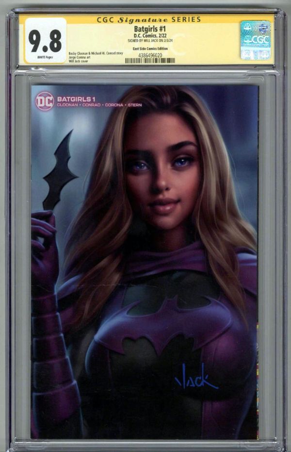 Image for BATGIRLS #1 CGC 9.8 SS SIGNED WILL JACK EAST SIDE COMICS EDITION LOW POP 14 RARE