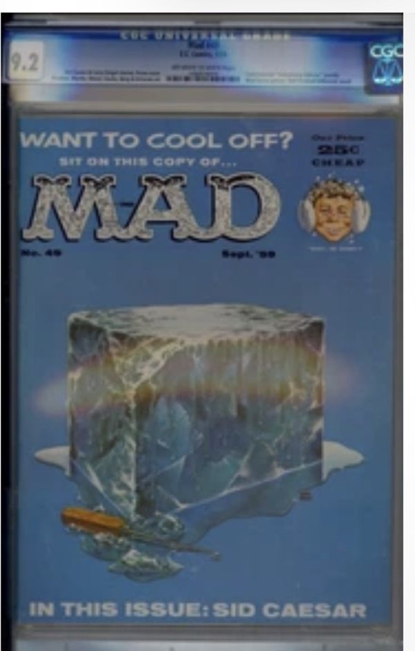 Image for Mad #49 CGC 9.2