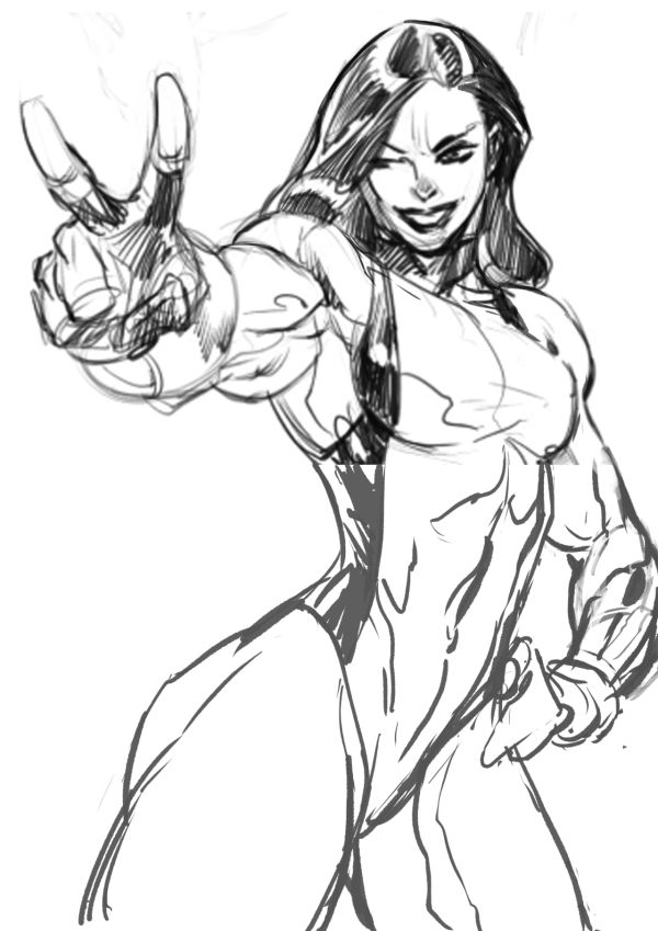 Image for Commission sketch process