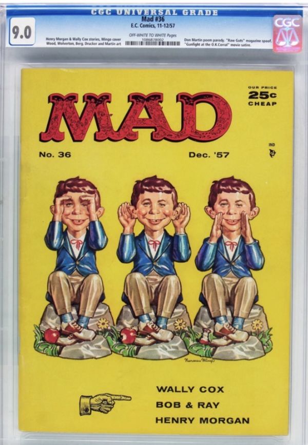 Image for Mad #36 CGC 9.0