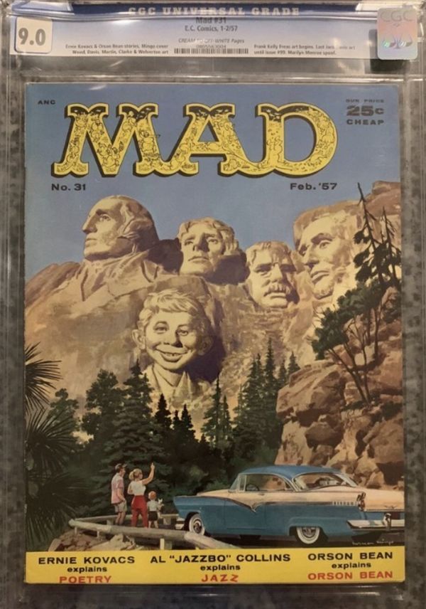 Image for Mad #31 CGC 9.0