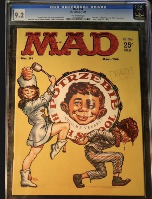 Image for Mad #51 CGC 9.2