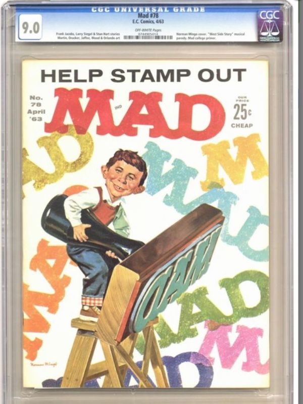 Image for Mad #78 CGC 9.0