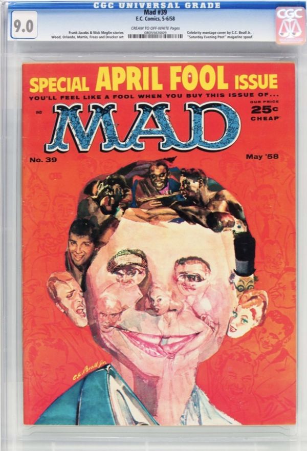 Image for Mad #39 CGC 9.0