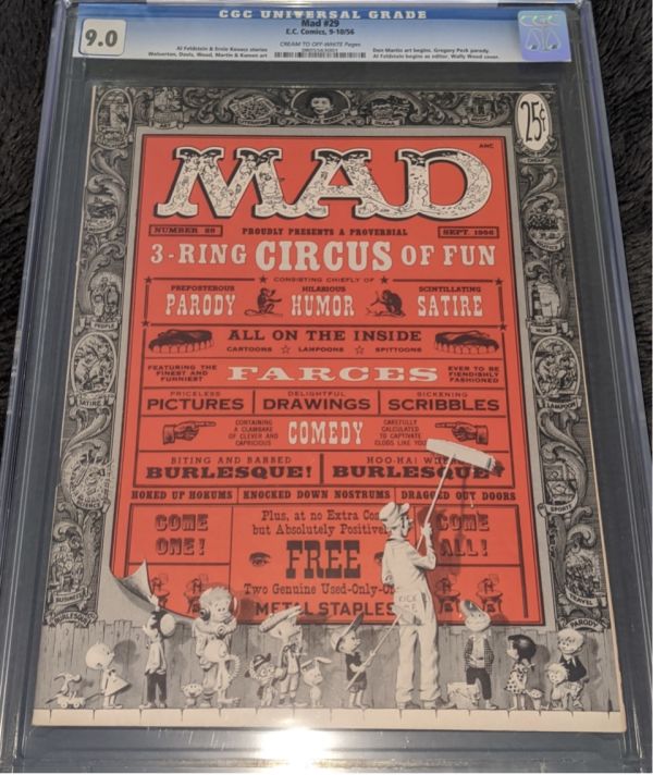 Image for Mad #29 CGC 9.0