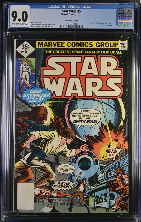 Image for Star Wars #5 CGC 9.0 Multi-Pack Edition