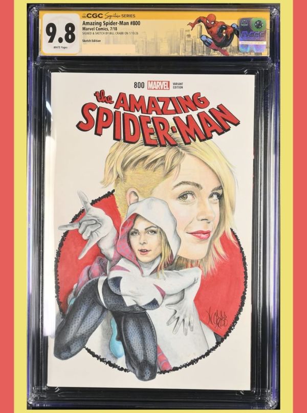 Image for The Amazing Spider-Man #800 CGC 9.8 Signed by W. Crabb
