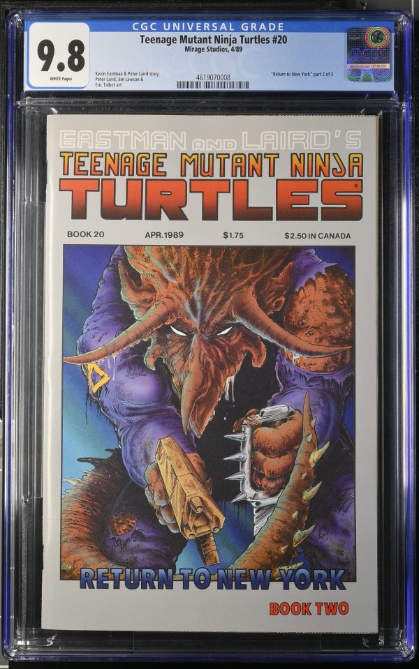Image for Teenage Mutant Ninja Turtles #20 CGC 9.8