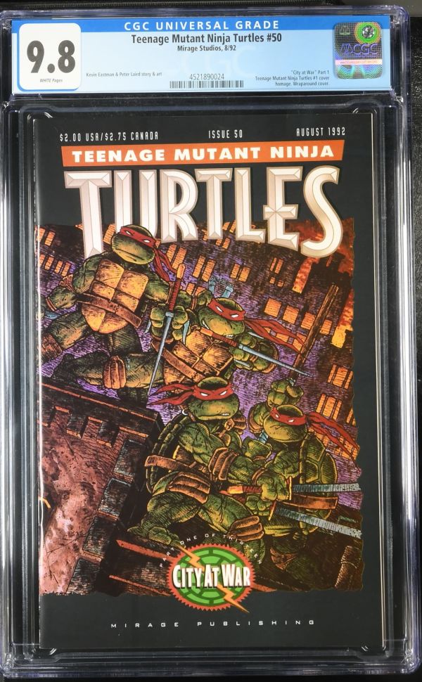 Image for Teenage Mutant Ninja Turtles #50 CGC 9.8