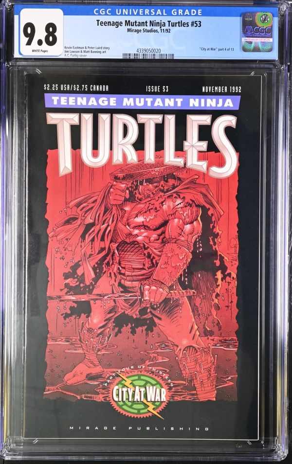 Image for Teenage Mutant Ninja Turtles #53 CGC 9.8