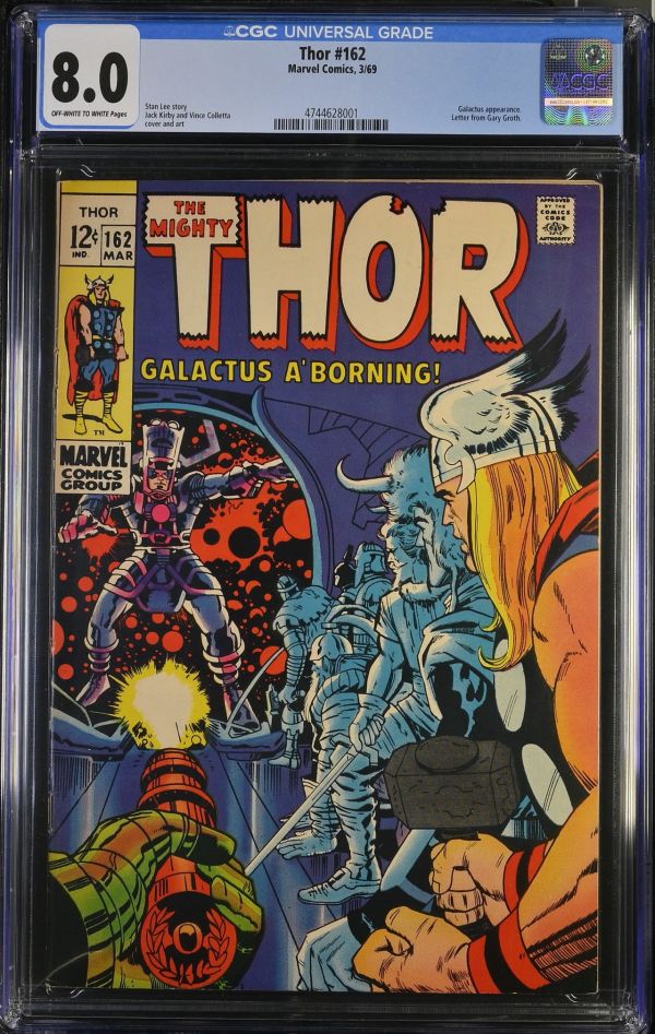 Thor #162 CGC 8.0 Graded Comics Listed by SR COMICS | Raremarq
