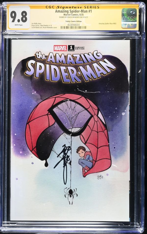 Amazing Spider-Man #1 CGC 9.8 Signed by Peach Momoko Graded | Raremarq