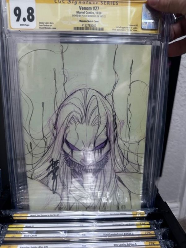 Venom #27 CGC 9.8 Signed by Peach Momoko Graded Comics | Raremarq