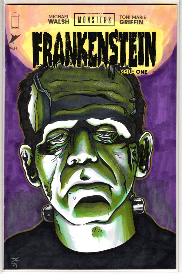 Image for Universal Monsters Frankenstein #1 original sketch cover