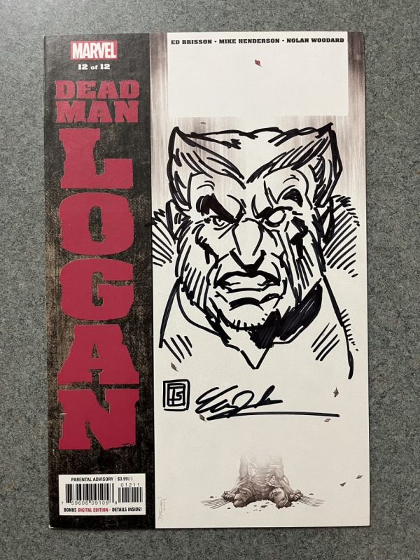 Image for Old Man Logan Remarque Wolverine sketch by Tim Shinn