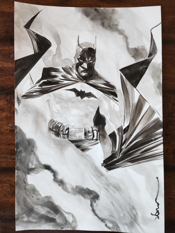 Image for Batman Illustration by Dustin Nguyen