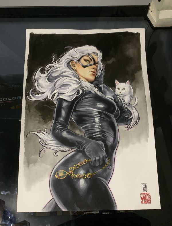 Image for Black Cat Original Art