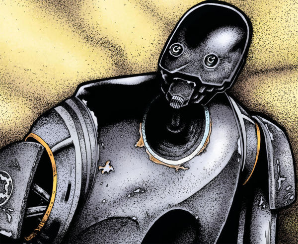 Image for K2-SO Limited Edition Print with Original Inked Drawing Combo