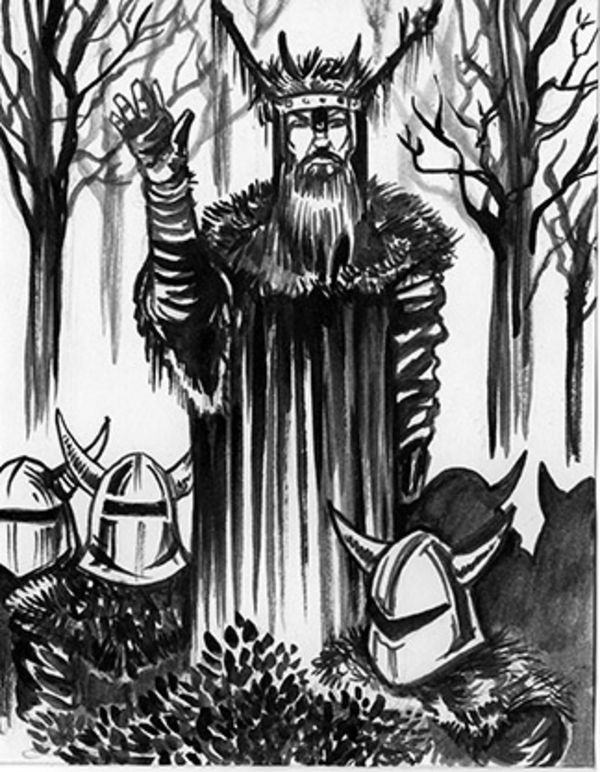 Image for "Knights who say Ni!" Officially Licensed Monty Python Holy Grail Art