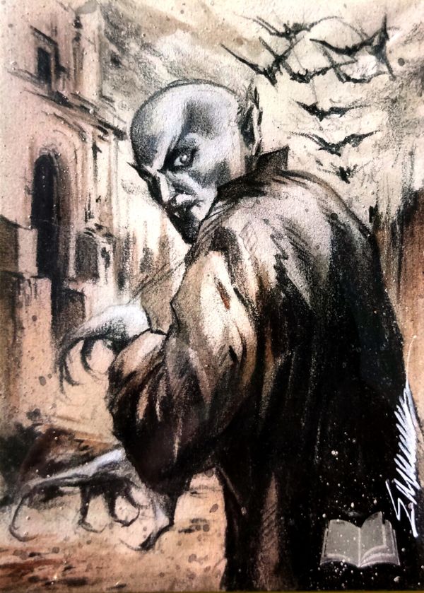 Image for Nosferatu sketch card 1/1 by Manu Silva 