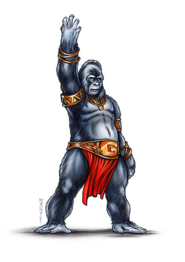 Image for "Gorilla Grod" Approved DC Comics Art from Denver Con