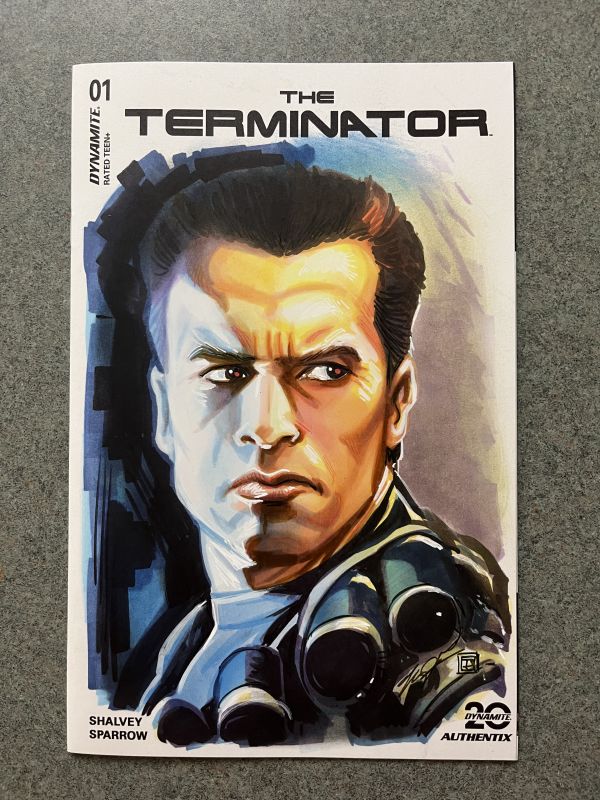 Image for Dynamite The Terminator #1 Sketch Cover Variant with Original Art by Tim Shinn