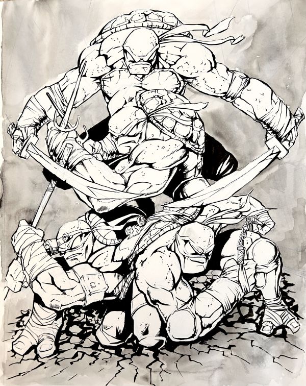 Image for Ninja Turtle Ink and Watercolor