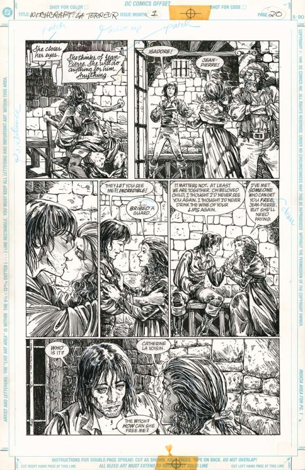 Image for Witchcraft La Terreur #1 Page 20, art by Michael Zulli and Vince Locke