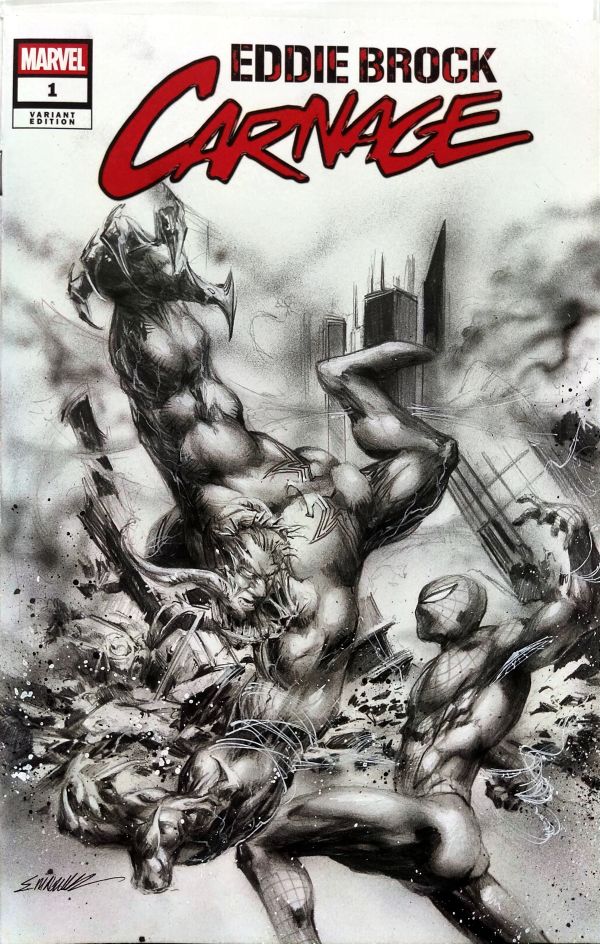 Image for Spider-Man vs Venom Sketch Cover