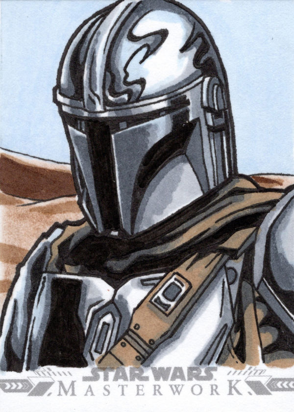 Image for The Mandalorian - Topps Masterwork sketch card