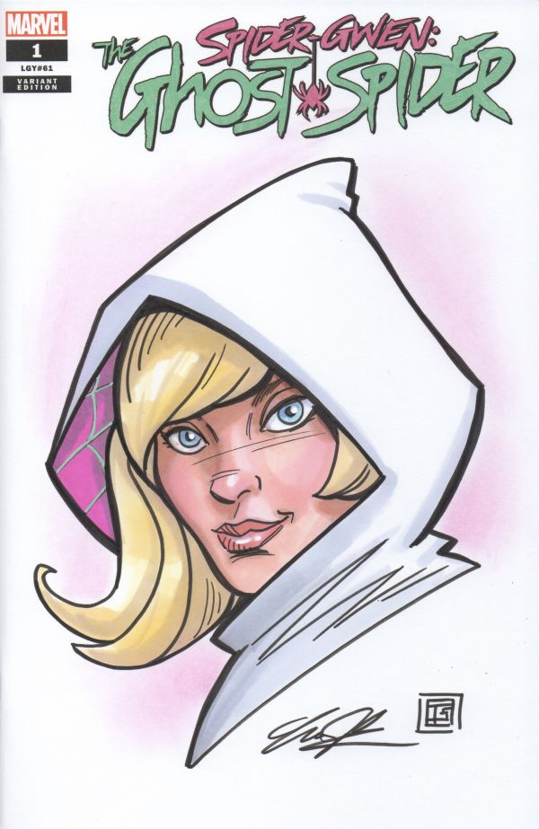 Image for Spider-Gwen Ghost Spider sketch cover by Tim Shinn