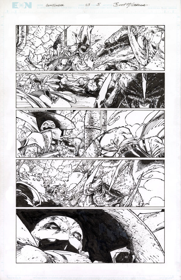 Image for Gunslinger Spawn #23 Page #5 Original Art