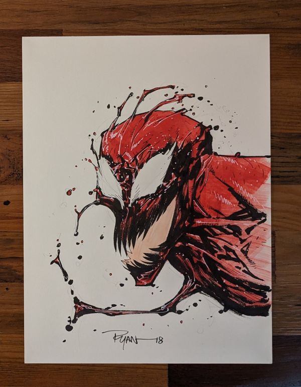 Image for Carnage sketch by Ryan Ottley