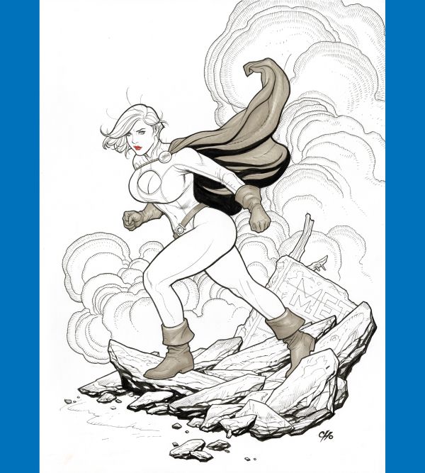 Image for Power Girl pinup by Frank Cho