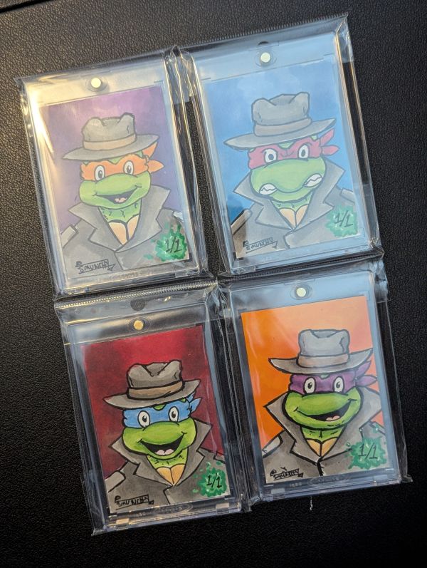 Image for TMNT turtles in disguise sketch card set