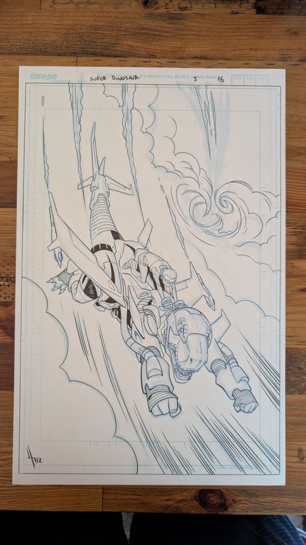 Image for Super Dinosaur 3 splash page 16 by Jason Howard