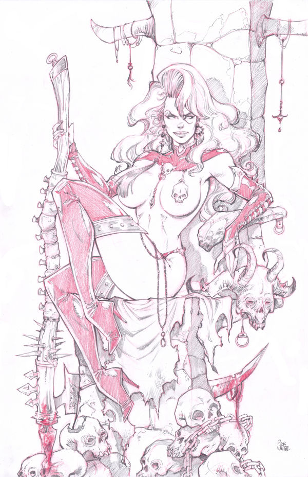Image for Lady death Pencil Pin Up
